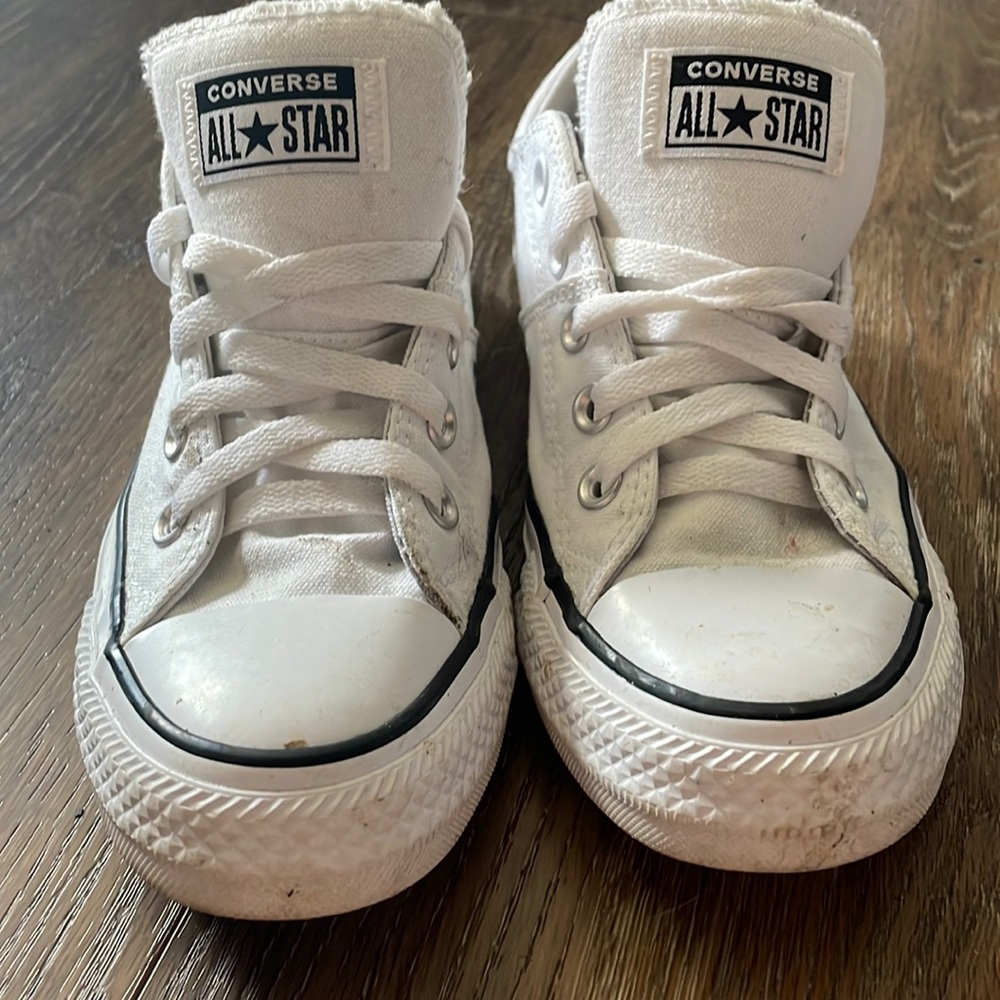 All white converse